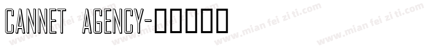 CANNET AGENCY字体转换